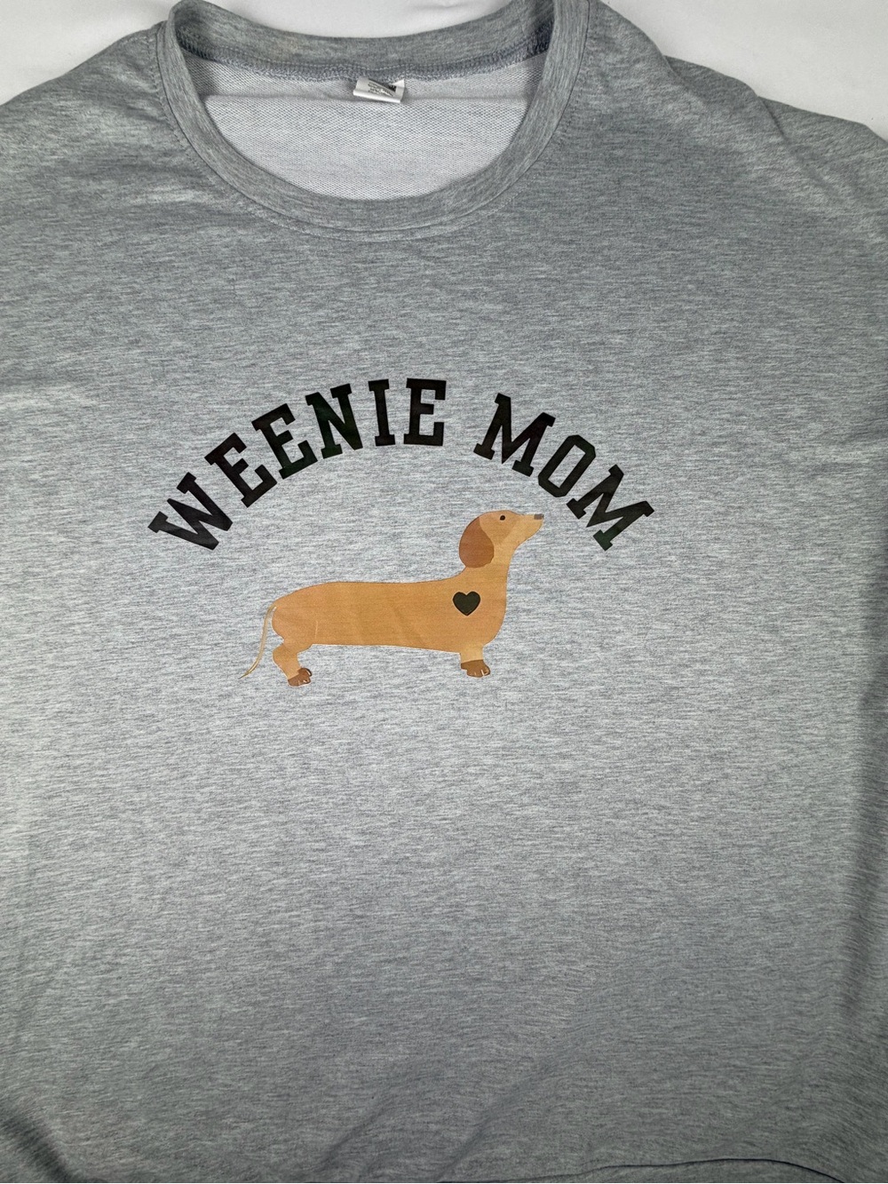 Weenie Mom Dachshund Pet Lover Shirt - Super Cute Dog Lover Shirt 2XL